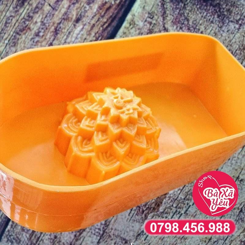 KHUÔN BÁNH TRUNG THU GÕ 150G - KIỂU SEN TẦNG TRUYỀN THỐNG - BX2215