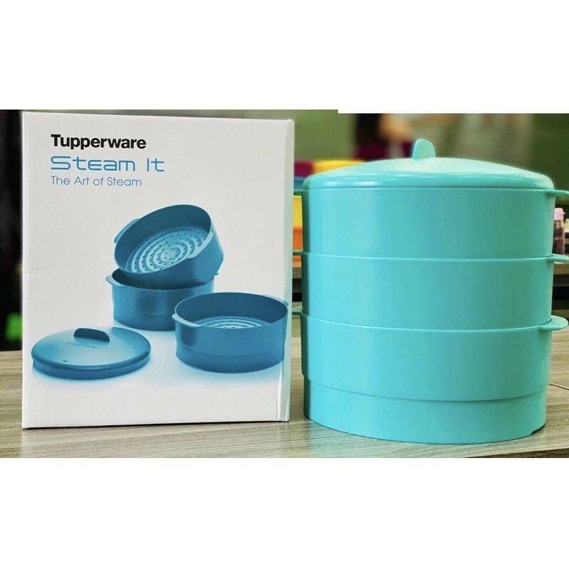 ( chính hãng) Xửng hấp Tupperware 2 tầng/ 3 tầng