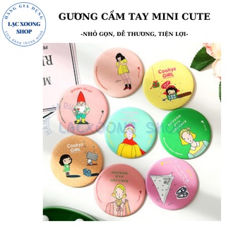 Gương cầm tay mini cute