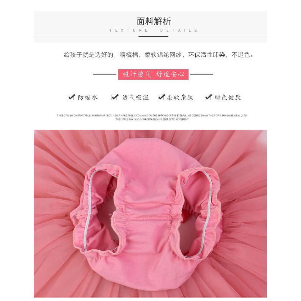 Váy đầm cho bé gái set bộ áo trắng mix chân váy hồng thắt nơ nhiều tầng điệu đà xinh xắn cho bé yêu JIMADO AA432