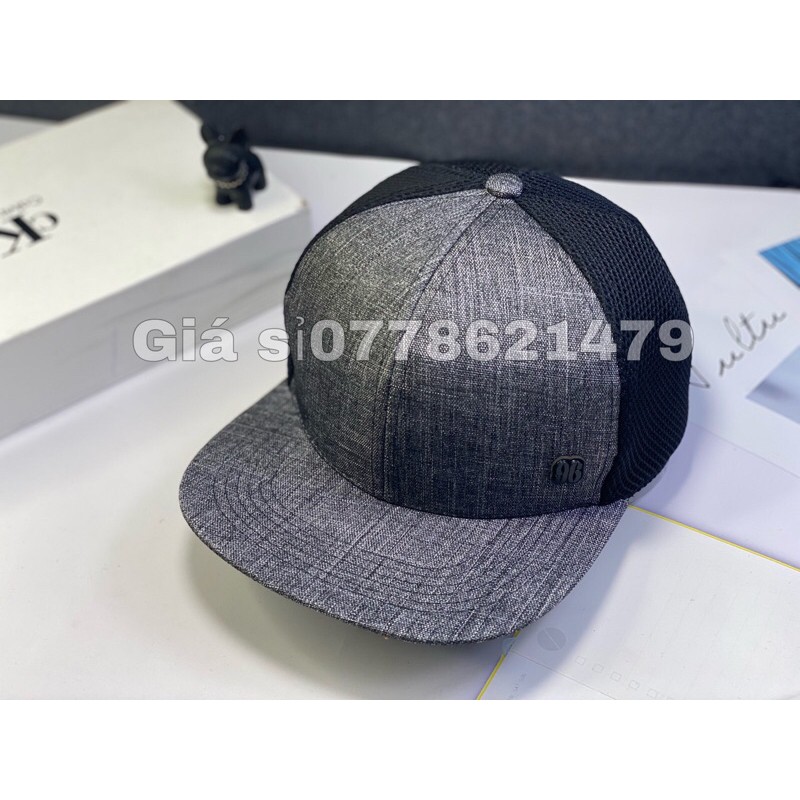 Mũ snapback lưới phối