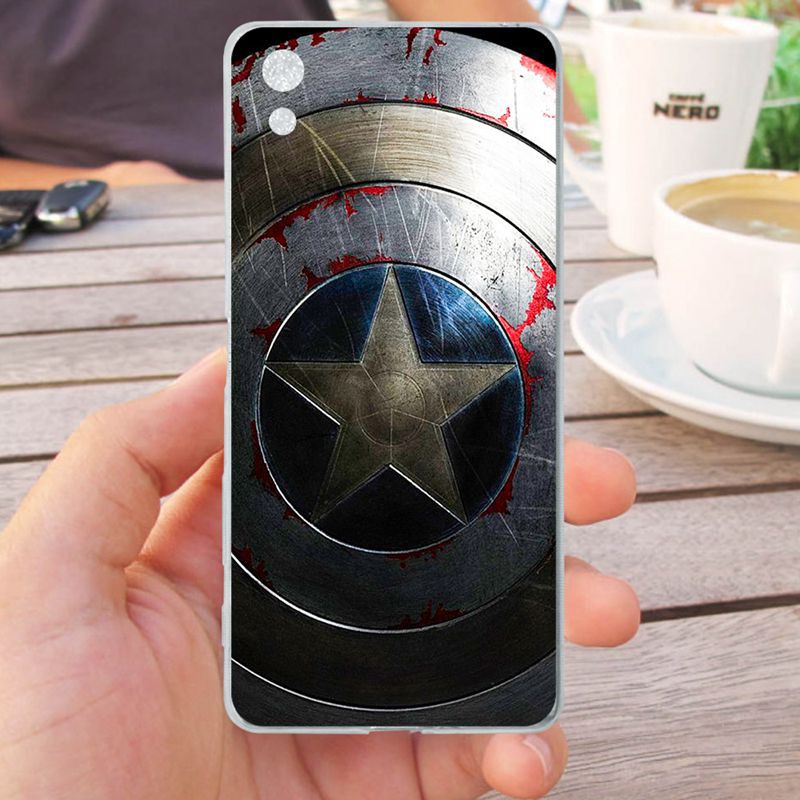 Ốp điện thoại silicone in hình theo chủ đề phim Avengers cho Sony Xperia X Performance