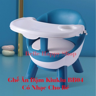 Ghế Ăn Dặm Tập Ăn Cho Bé Thấp 2 In 1 Kèm Còi Thích Thú