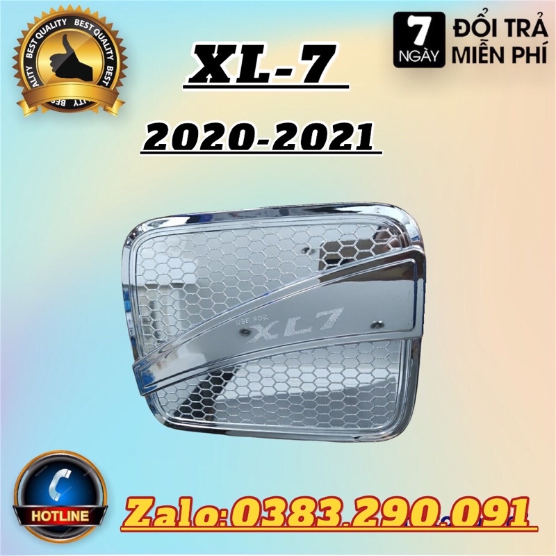 Ốp Nắp Xăng Suzuki XL7, XL-7 2020 2021-2022 mạ crom,cacbon