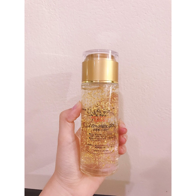 Nước hoa hồng tinh chất vàng JWHITE 24K SUPER GOLD ESSENCES 120ml