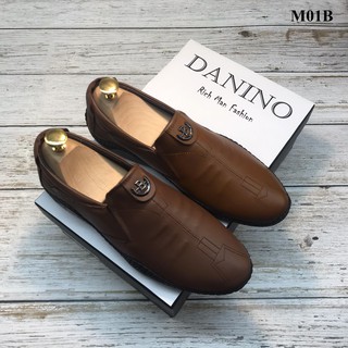 Giày da nam m01b da thật có bảo hành