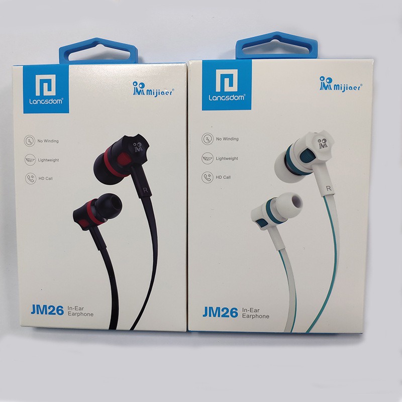 Tai nghe nhét tai Bluetooth có dây siêu chất Langsdom Mijiaer JM26