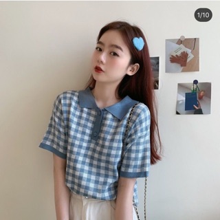 Áo sơmi kẻ caro + 2% phí shopee