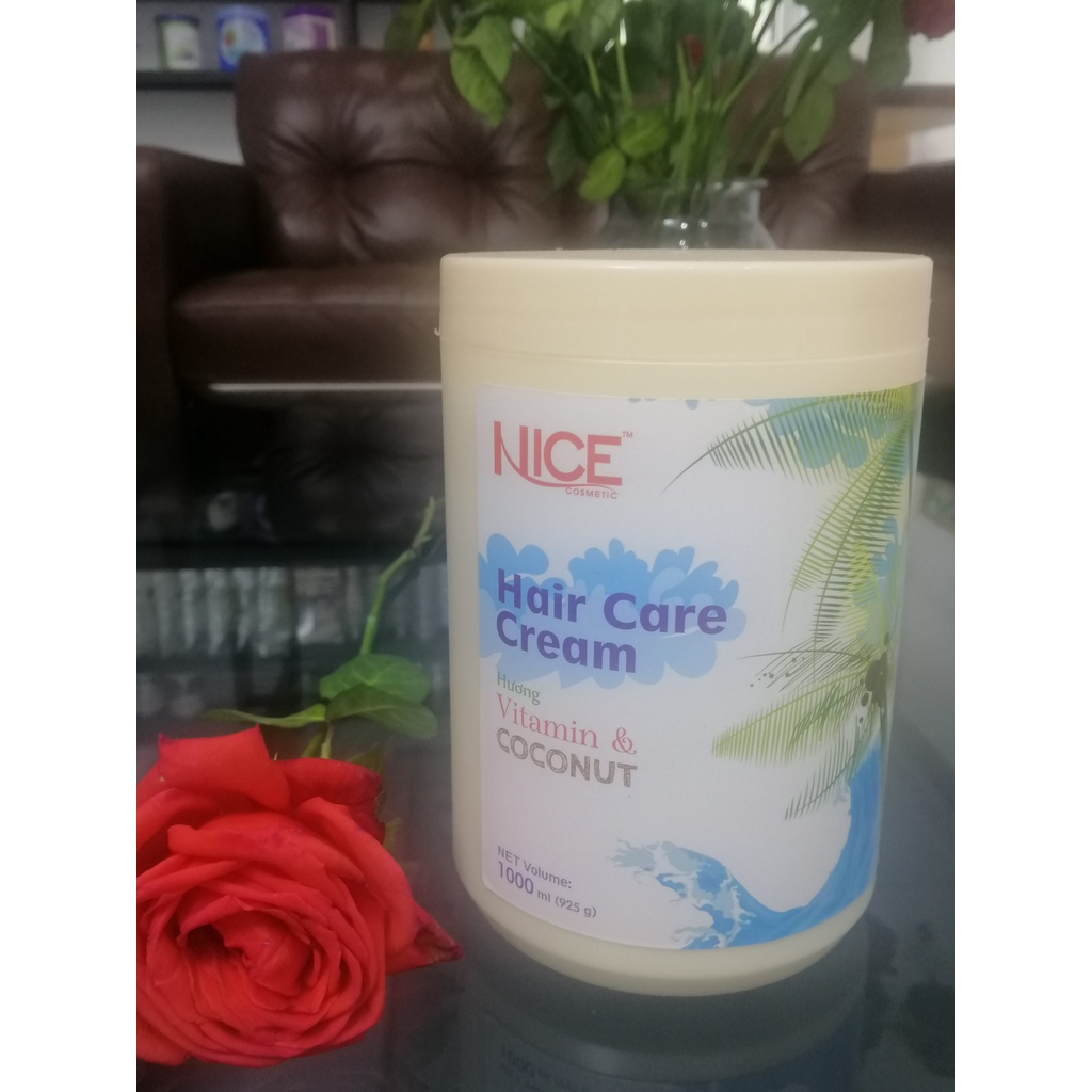 KEM HẤP Ủ TINH DẦU DỪA NICE 1000ML