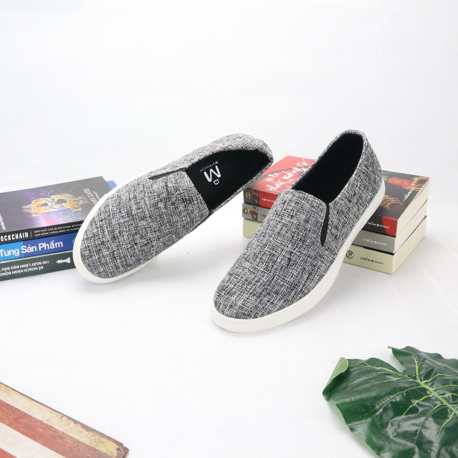 Giày lười nam xám [FREESHIP] HN213 shop Hân Nhi chuyên giày mọi nam giá rẻ | BigBuy360 - bigbuy360.vn