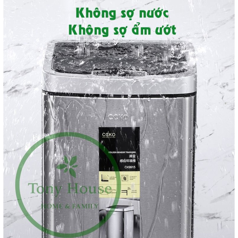 Thùng rác inox thông minh CCKO công nghệ Đức