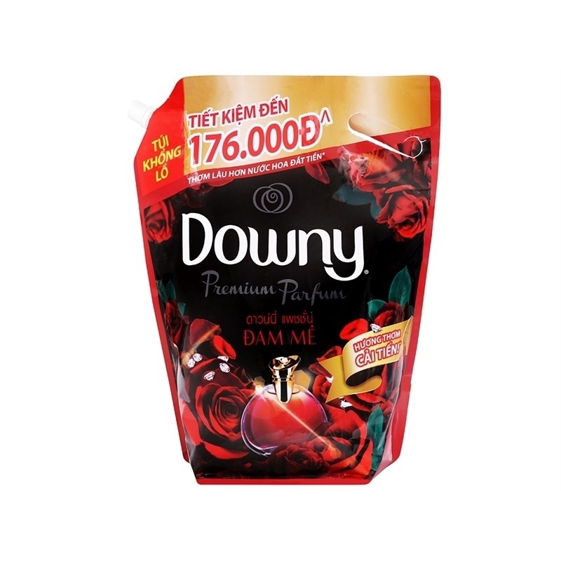 Nước xả vải Downy Premium Parfum đam mê túi 3 lít