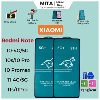 Kính Cường Lực Xiaomi Note 11 / Note 11s / Note 11 Pro / Note 10/10s/10 Pro/ 10 Pro max siêu mượt hạn chế vân tay