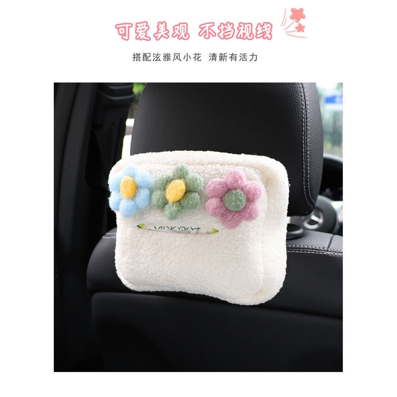 Hộp Đựng Khăn Giấy Dạng Treo Sáng Tạo Cho Xe Hơi