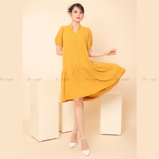 Đầm công sở đuôi cá THE MAPLE Vàng