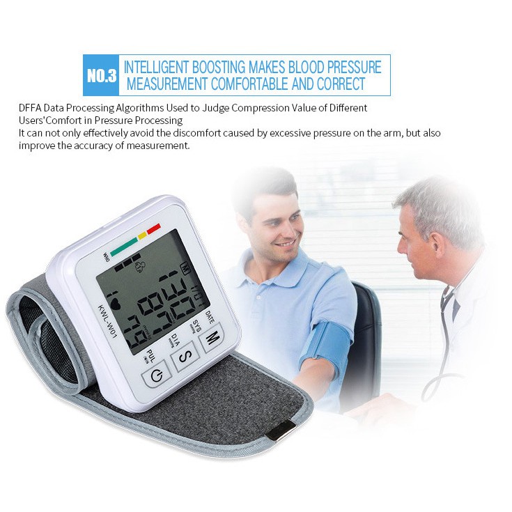 Máy đo huyết áp điện tử cổ tay, BẢO HÀNH TRỌN ĐỜI, Huyết áp kế điện tử Model 2021