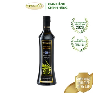 Dầu oliu siêu nguyên chất OLYMPIAS chai 500ml
