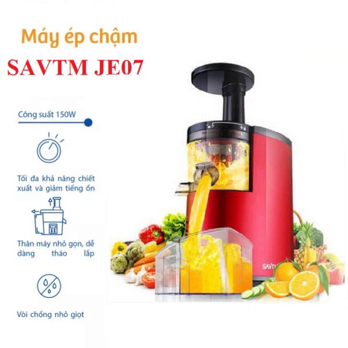 MÁY ÉP TRÁI CÂY TỐC ĐỘ CHẬM HONGXIN RH-312/ SAVTM JE-07 [BẢO HÀNH 6 THÁNG]