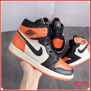 Giày sneaker JD1 Cao cổ, Giày 𝐉𝐨𝐫𝐝𝐚𝐧 𝟏 cam cao nam nữ full box - Nguyễn Tình sneaker