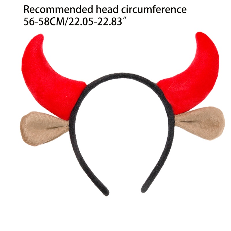 Băng Đô Cài Tóc Hình Sừng Quỷ Độc Đáo Thời Trang Năm Mới