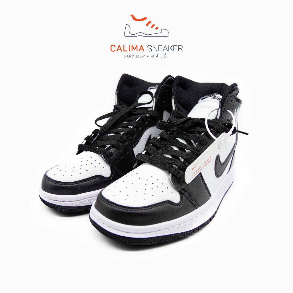 Giày sneaker nam, giầy sneaker nữ JD1 Panda cổ cao đen trắng  / JD Dior Xám / Calima Sneaker