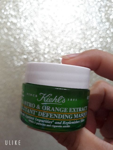 Mặt nạ ngủ thải độc Kiehls rau mùi và cam 14ml