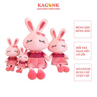 Thỏ nhồi bông mắt híp dễ thương cho bé - mẫu cao cấp kagonk