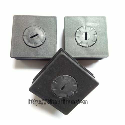 10 cái Đầu nhựa bịt ống sắt thép hộp vuông 75x75