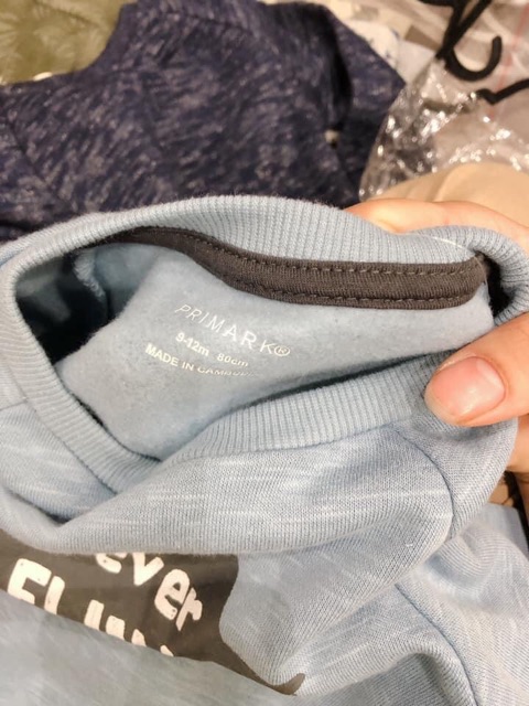 Set áo nỉ Primark cho bé