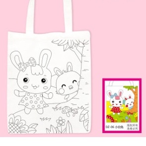 Túi vải handmade cho bé tô màu