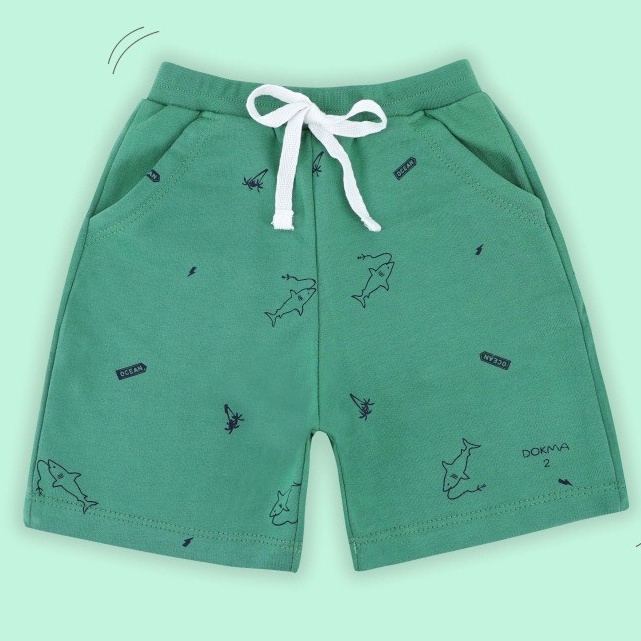 Quần đùi Dokma siêu mềm mát cotton 100% cho bé từ 2-6 tuổi