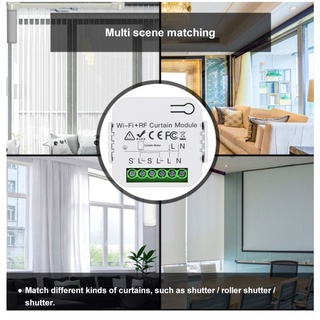 Tuya Smart Switch Wifi RF433 Wireless Switch Blind Curtain Switch With Remote Control Work With Google Home Alexa Smart Home