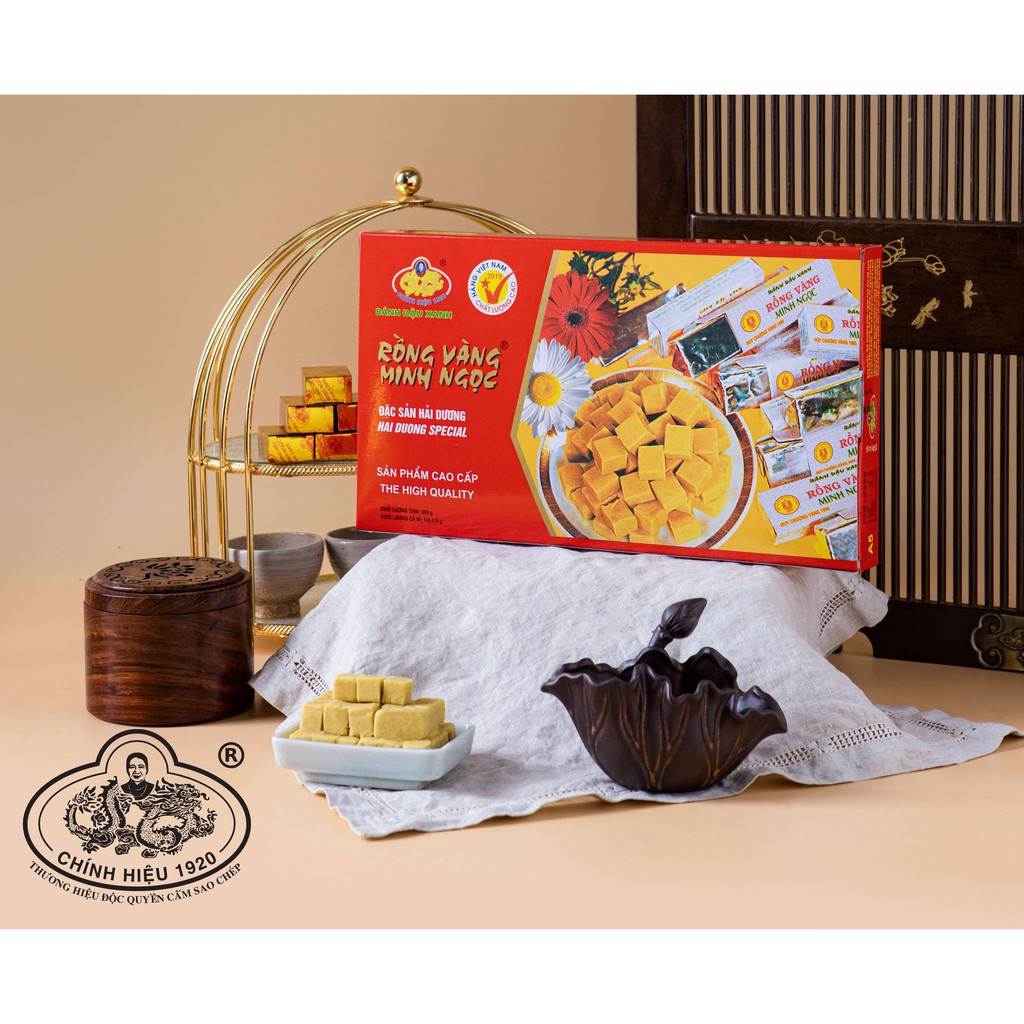 Bánh Đậu Xanh Rồng Vàng Minh Ngọc A5 (Khay To)