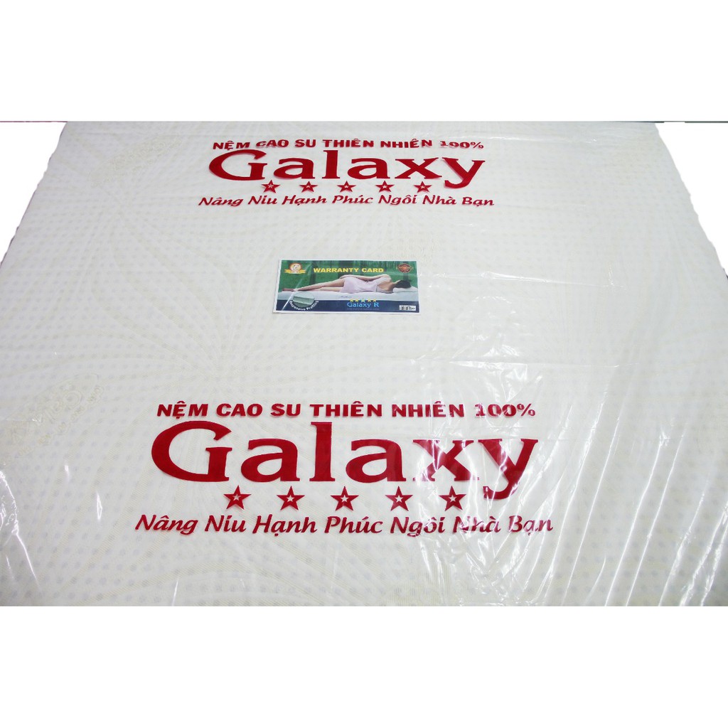 Nệm cao su thiên nhiên 100% Galaxy (bảo hành 12 năm)