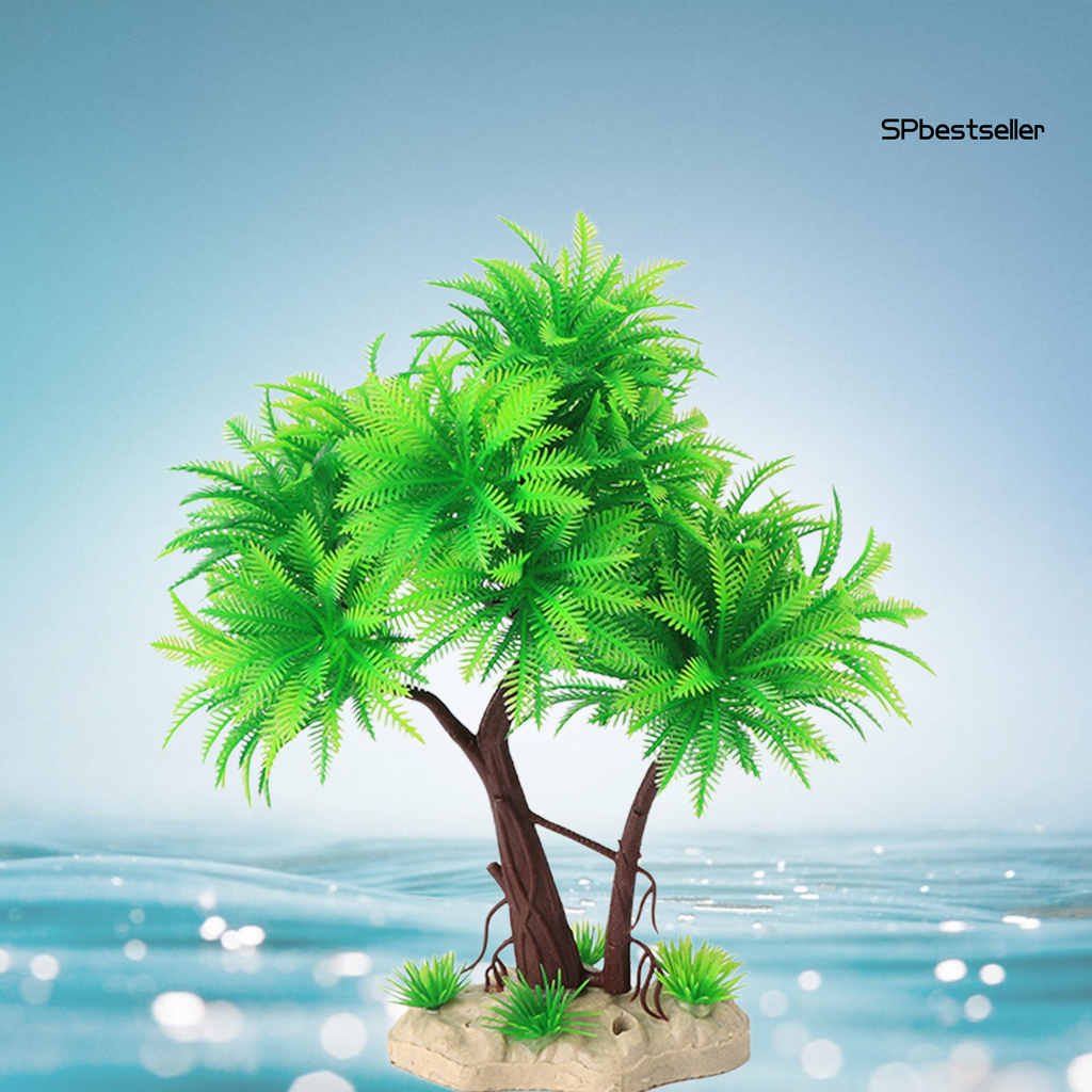 Cây Giả Bằng Nhựa Dùng Trang Trí Bể Cá Độc Đáo