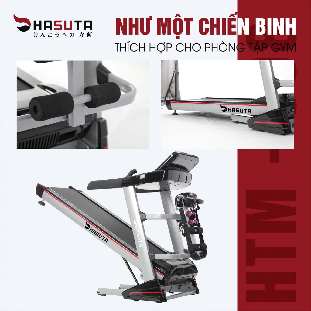 Máy chạy bộ đa năng tại nhà HASUTA HTM 508