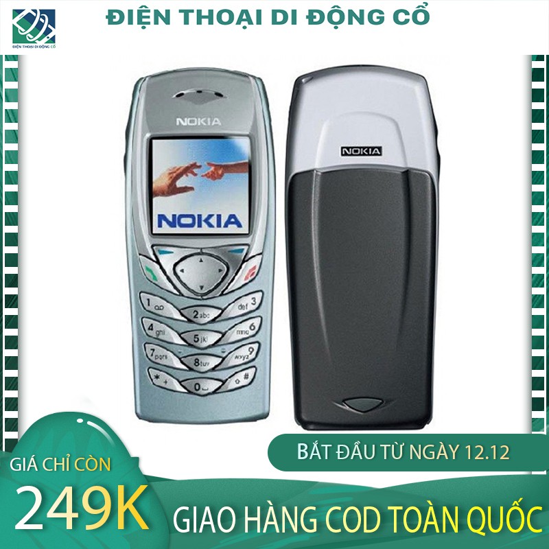 Điện Thoại Cổ Nokia 6100 full Phụ Kiện, Máy Đẹp Lung Linh -  BH 1 đổi 1 trong 1 tháng đầu tiên