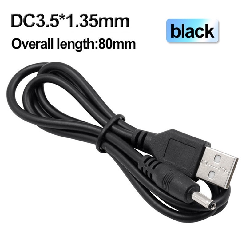 Dây cáp sạc Micro USB 3.5 mm DC3.5*1.5mm dài 80cm DC5.5*2.1mm dài 100cm đầu tròn thông dụng cho loa, đèn pin máy sassage