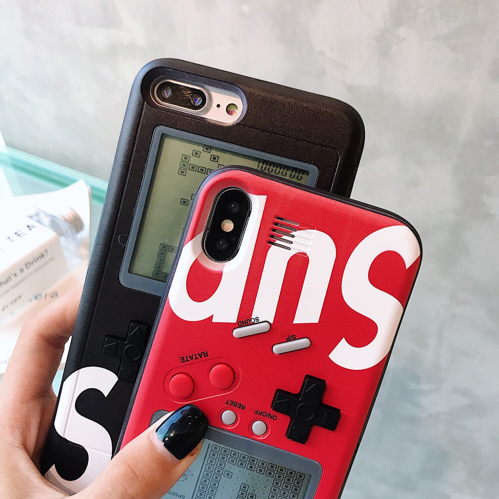 Ốp Điện Thoại Hình Máy Chơi game Trắng Đen Cho iPhone14 PRO MAX 13 PRO MAX 12 PRO MAX 11 PRO MAX XS MAX X XR 7 8 PLUS