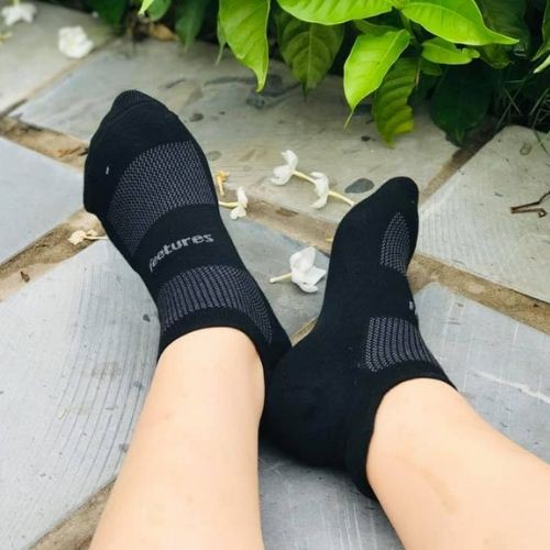 Tất Thể Thao Feetures Nam Nữ - Vớ Xuất Khẩu Siêu Xịn - Hàng Chất Cotton Thấm Hút Khử Mùi Cực Tốt