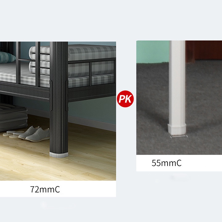 XẢ_Giường 2 tầng kim loại rộng 90cm, dài 2m, cao 1m8 - giường 2 tầng trẻ em