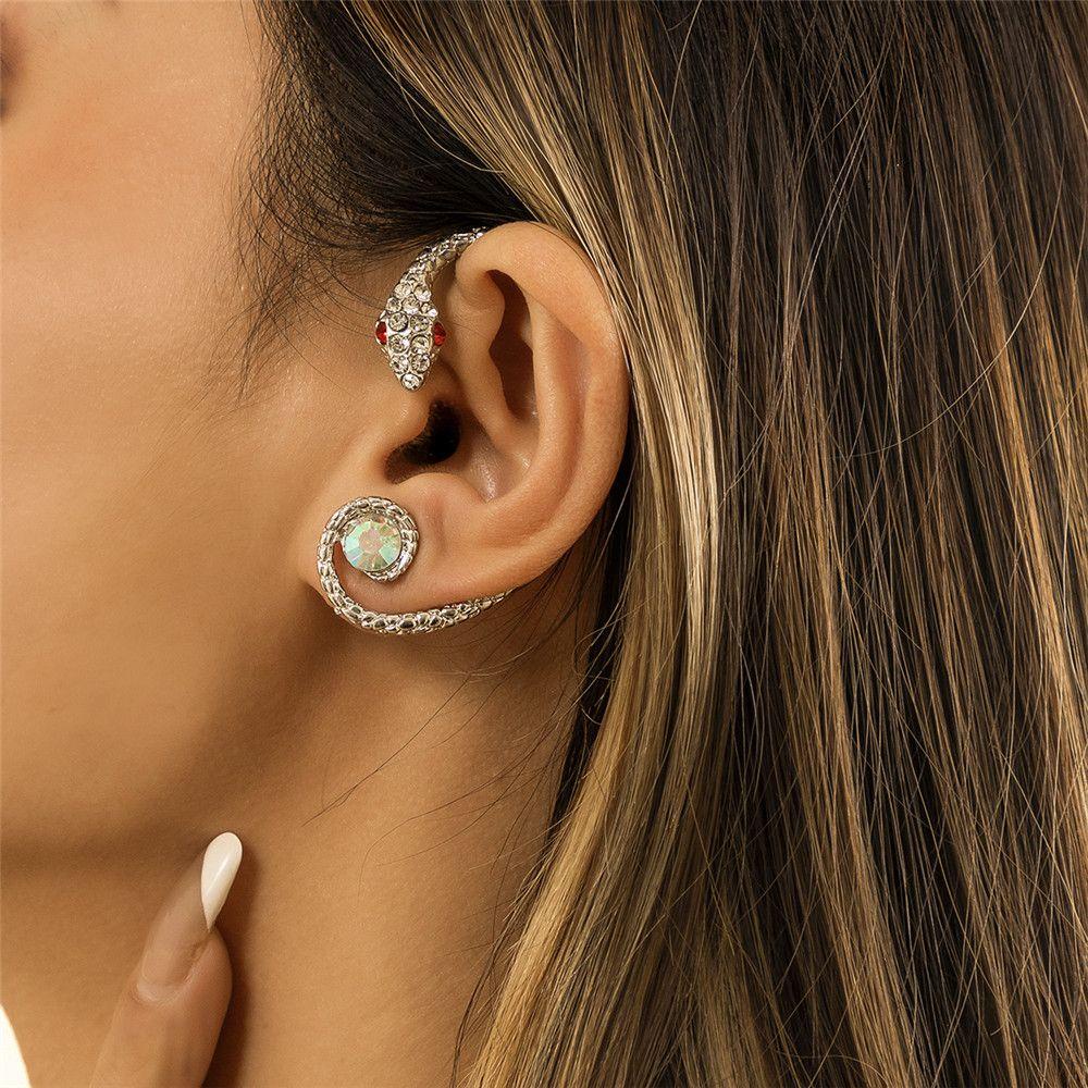 WATTLE Khuyên Vành Tai Hình Rắn Thời Trang