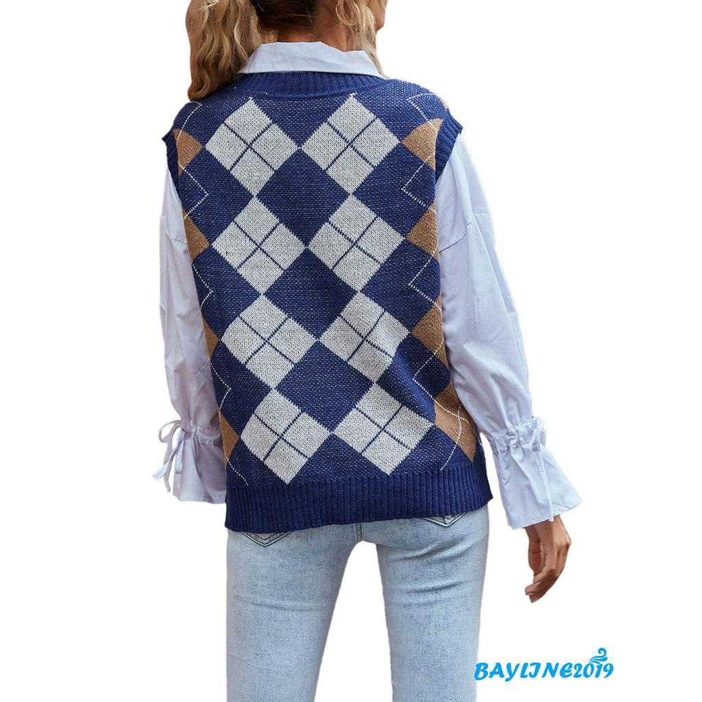 Áo Khoác Nữ Cộc Tay Cổ Chữ V Sọc Ca Rô Đáng Yêu