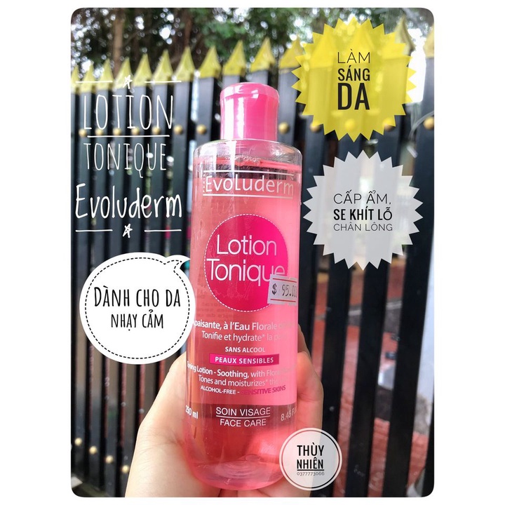 Nước hoa hồng giữ ẩm Evoluderm Lotion Tonique
