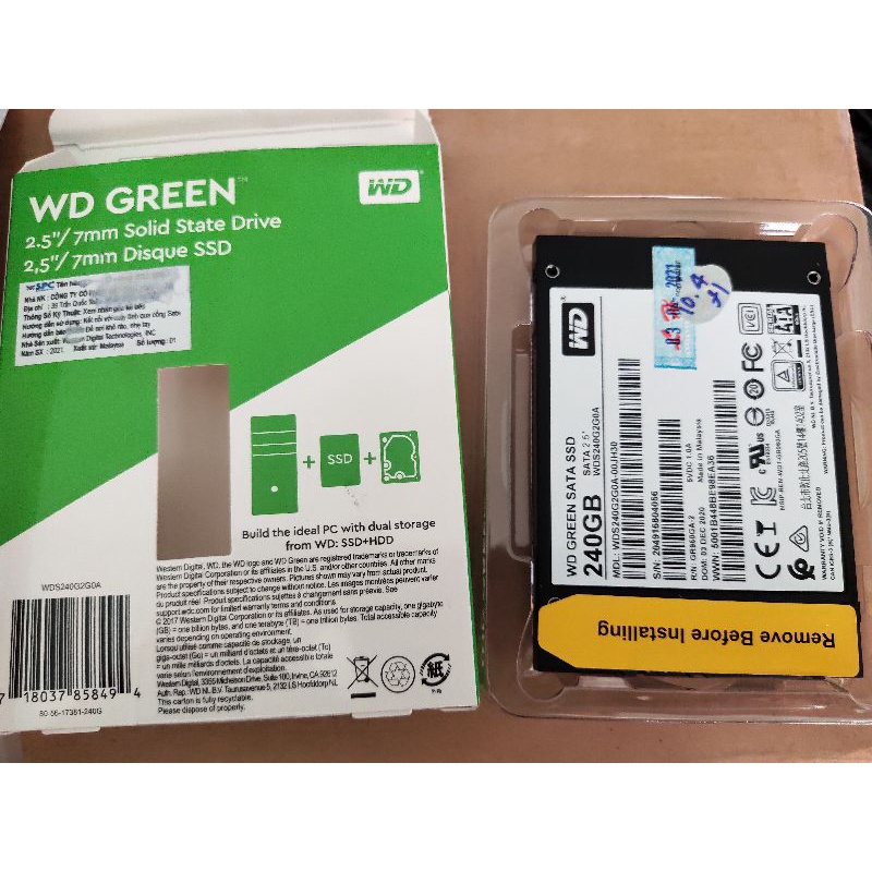 ổ cứng ssd 240g wd mới chính hãng | BigBuy360 - bigbuy360.vn