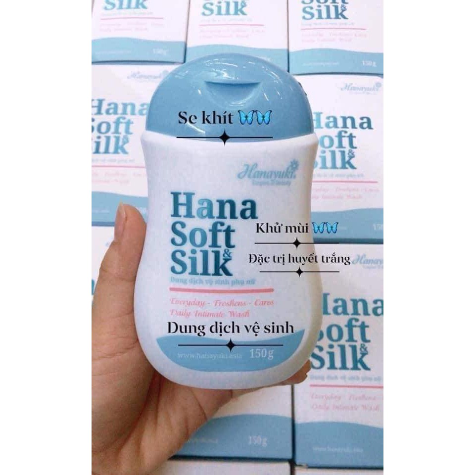 Dung Dịch Vệ Sinh Phụ Nữ Hana Soft &amp; Silk