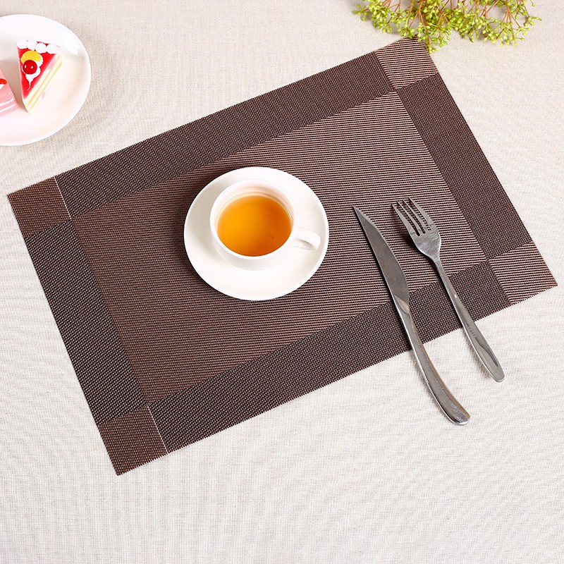 Tấm lót bàn ăn Teslin cao cấp Elliver cách nhiệt chống nước chống trơn trượt _L39