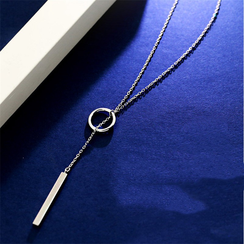 Mặt Dây Chuyền Vòng Cổ Dài Phần Thiết Kế đơn Giản Mẫu Nữ