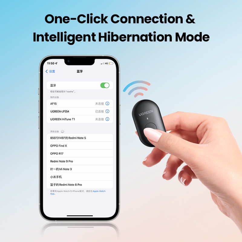 Điều Khiển Từ Xa Bluetooth UGREEN Chụp Ảnh Selfie Cho Điện Thoại