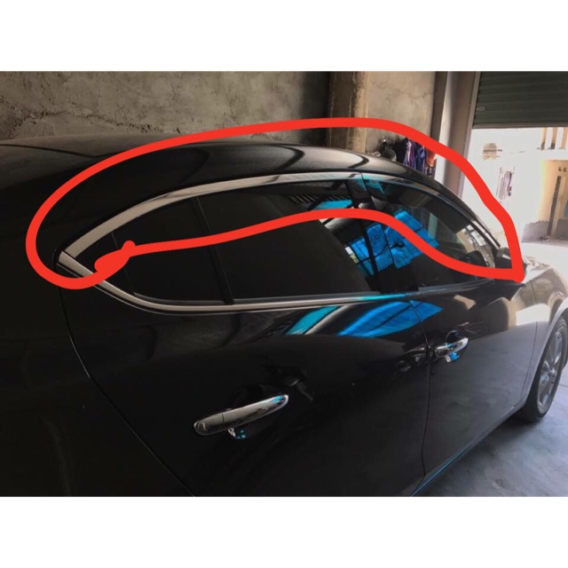 Viền cong kính dành cho xe mazda 3 all new và facelift